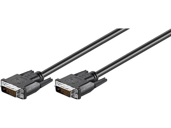 wentronic - DVI-kaapeli - dual link - DVI-D (uros) - DVI-D (uros) - 2 m