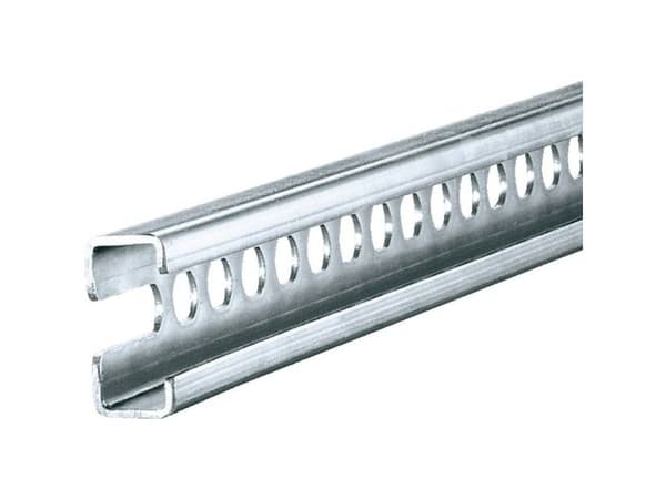 Rittal 4945.000, Rackskinne, Stål, Sølv, 6 stykker