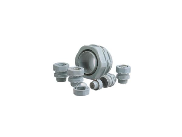 HELUKABEL 97597, Harmaa, Polypropeeni (PP), 50 kpl, 2,1 cm, IP65, -10 - 100 °C