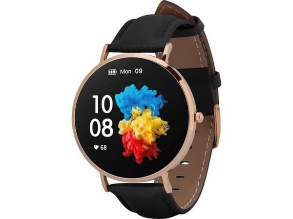 Verona smartwatch silver-svart