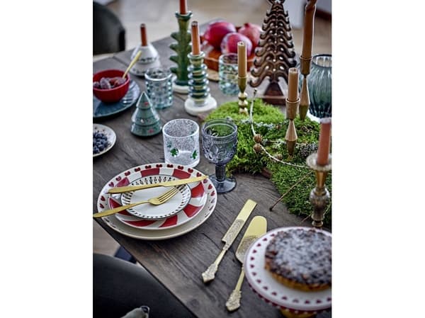 BLOOMINGVILLE Yule-dekoration, multifärgad, stengods