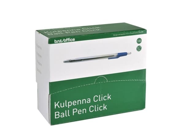 Kuglepen, BNT, Office, 0,7MM, blå - (100 stk.)