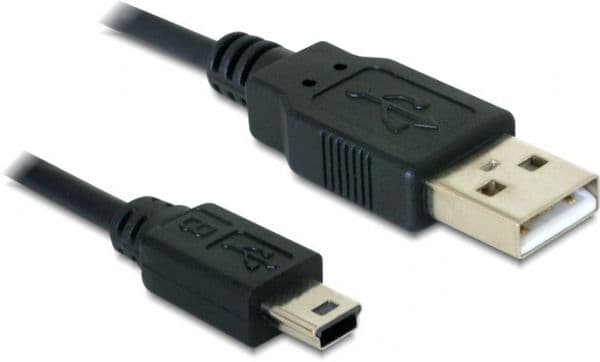 Delock - USB-kabel - USB (hane) till mini-USB typ B (hane) - 1 m