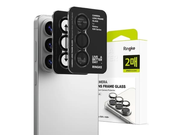 Ringke kamerarammeskydd RINGKE CAMERA FRAME PROTECTOR 2-pack Galaxy S26/S26+ Plus svart