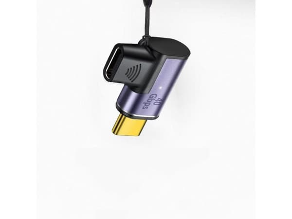 Microconnect MC-USB4CCMF-MAGNETIC, 0 m, USB C, USB C, USB4 Gen 3x2, Musta