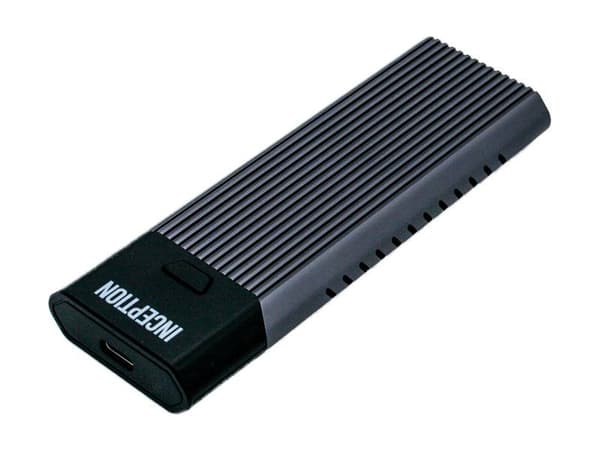 Origin Storage Inception E840 Pro - SSD - 256 GB - extern (bärbar) - M.2 2280 - USB 3.2 Gen 2 (USB-C stikforbindelse) - space grey