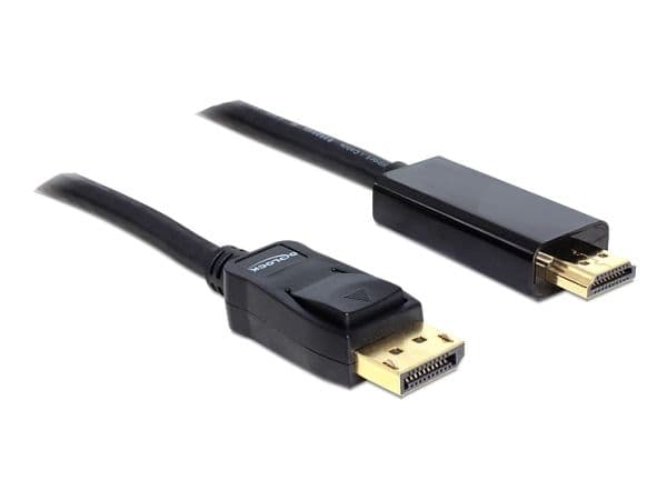 Delock - Adapterkabel - DisplayPort hann til HDMI hann
