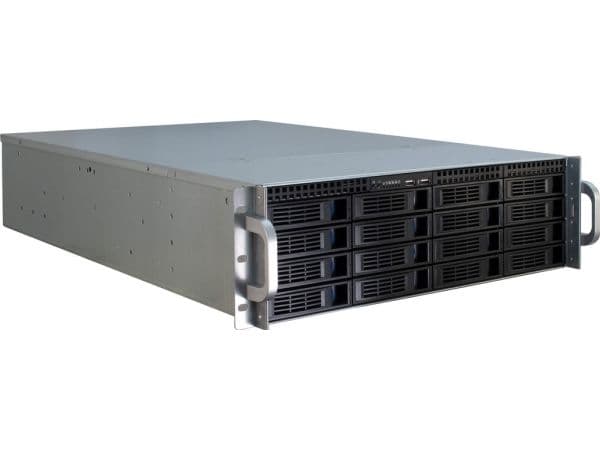 Inter-Tech IPC 3U-3416 - Rackmonterbar 3U - SSI EEB - ingen strømforsyning - USB