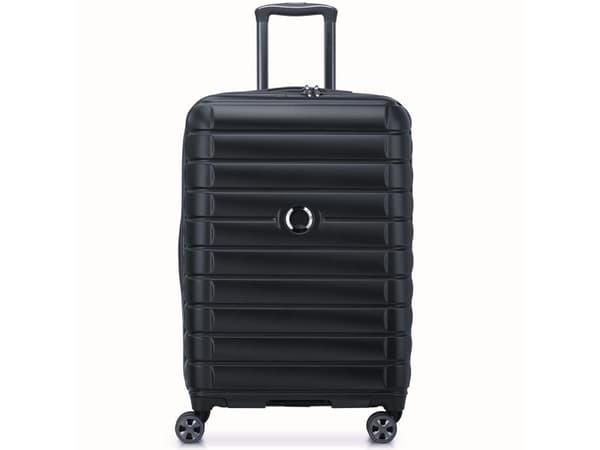 Delsey Shadow 5.0 utvidbar kuffert 66 cm, sort
