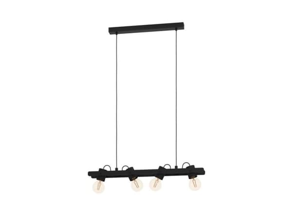 EGLO PLIMSOLL pendellampe i sort, 4L