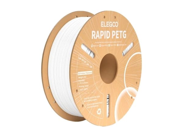 ELEGOO Rapid PETG-filament (vit)