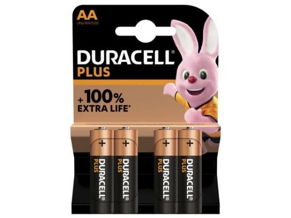 Duracell Plus Power MN1500 - Batteri 4 x AA-typ - alkaliskt