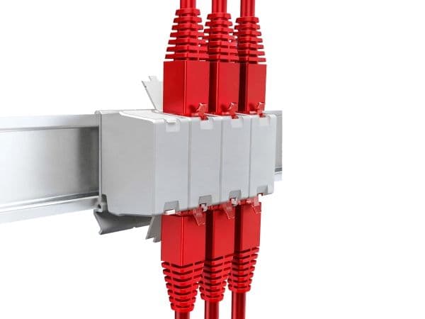 Equip 125581, Flat, Grå, RJ-45, RJ-45, Hunkjønn, Hunkjønn