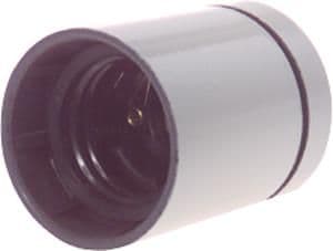 Pistorasia E27 10 mm kierre valkoinen