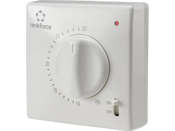 Renkforce romtermostat utenpåliggende dagsprogram 5 til 30 °C TR-93 (TR-93)
