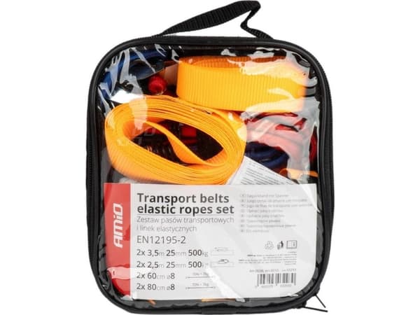 AMiO sett transportremmer og elastiske stropper amio-03293