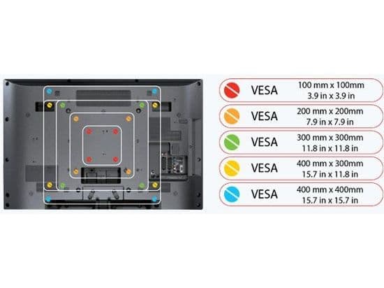 Sunne väggfäste för LCD-A502K 23" - 42"