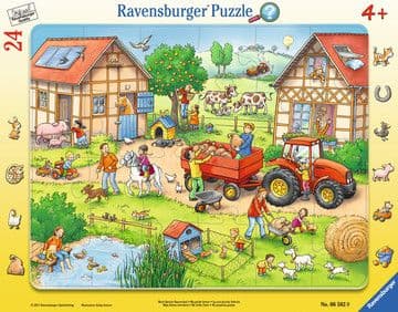Ravensburger 00.006.582, 24 stk, Gård, 4 År