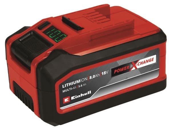 Einhell 4511600, Batteri, Lithium-Ion (Li-Ion), 8 Ah, 18 V, Einhell, Power X-Change