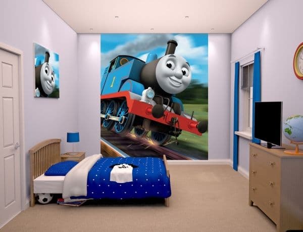 Thomas Train tapetti 243 x 203 cm