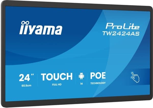 Monitorius IIYAMA 60.5cm (23.8") TW2424AS-B3P 16:9 M-Touch USBC Android
