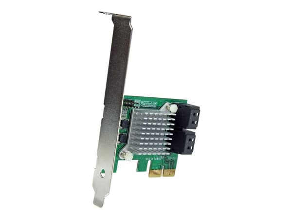 StarTech.com 4 Port PCI Express 2.0 SATA III 6Gbps RAID-ohjainkortti HyperDuo SSD Tiering - PCIe SATA 3 Controller Adapter (PEXSAT34RH) - Styreenhe...