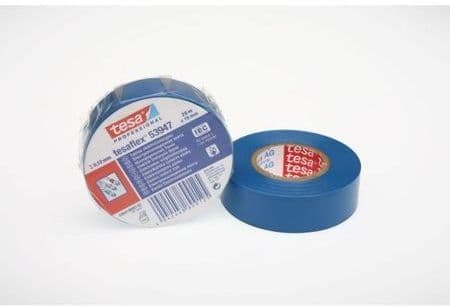 Isoleringstejp Tesaflex 53988, blå, 19 mm x 20 m