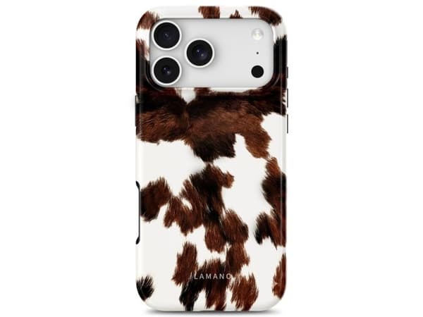 Tech-Protect Lamano MagSafe case for iPhone 18 Pro / 17 Pro - white and brown