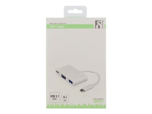 DELTACO - Dokkingstasjon - USB-C
