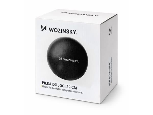 Wozinsky WPDP-C22 rehabilitation exercise ball 22cm - black