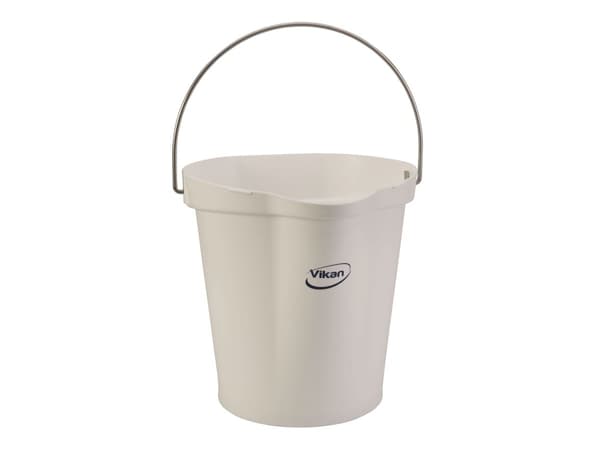 Matbunke Vikan 31,8x32,5 cm 12 l vit PP/rostfritt stål