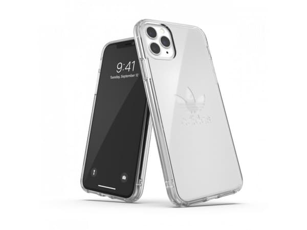 Adidas OR PC-deksel Big Logo for iPhone 11 Pro Max - Transparent