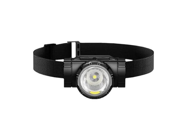 Superfire - Hodelykt - LED - 4-modus - 2 W - hvit - svart