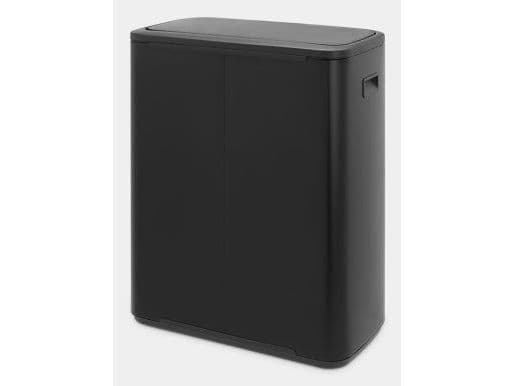 Affaldsspand Brabantia Bo Touch Bin 2 x 30 ltr. Matt Black Sort
