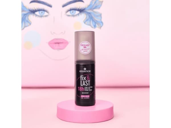 Essence Fix & Last 18h Long-Lasting Makeup Fixing Spray Transparent
