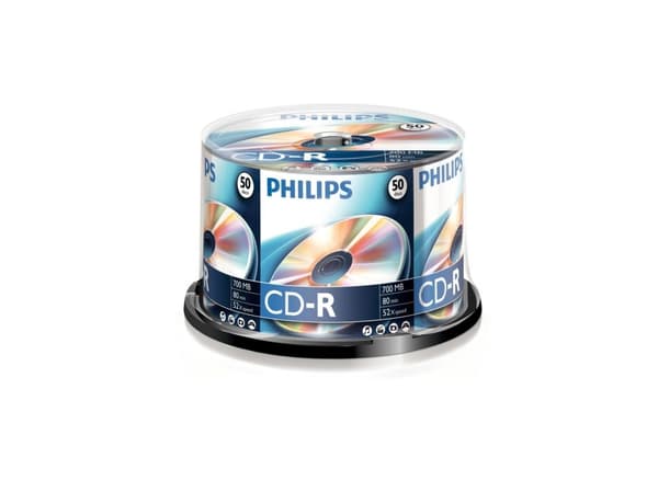 Philips CD-R CR7D5NB50/00, 52x, CD-R, 700 MB, 50 kpl