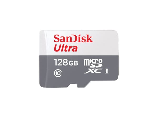 SanDisk Ultra - Flashminnekort - 128 GB - A1 / UHS Class 1 / Class10 - microSDXC UHS-I