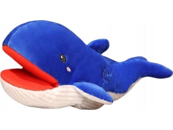 LeanToys kosedyr hval blå 30 cm