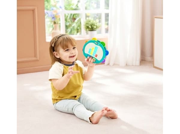Hape Pixelz Shake & Tap Tambourine