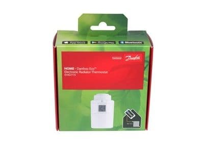 Danfoss Eco - Radiatortermostat - trådløs - Bluetooth - RAL 9016