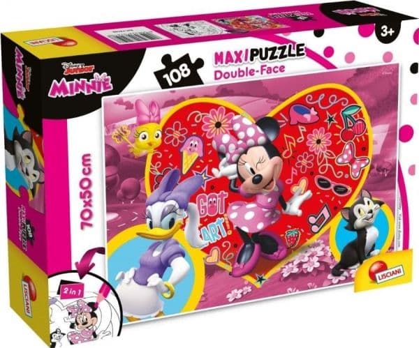 Lisciani Puzzle Df Supermaxi 108 Minnie, 3 År