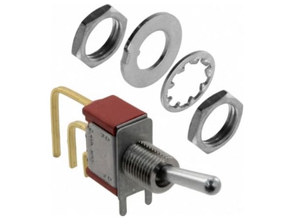 C & K Switches 7101SDAV2BE vippswitch Toggle Switch 7000-serien 20 V/AC, 20 V/DC 1x On/On