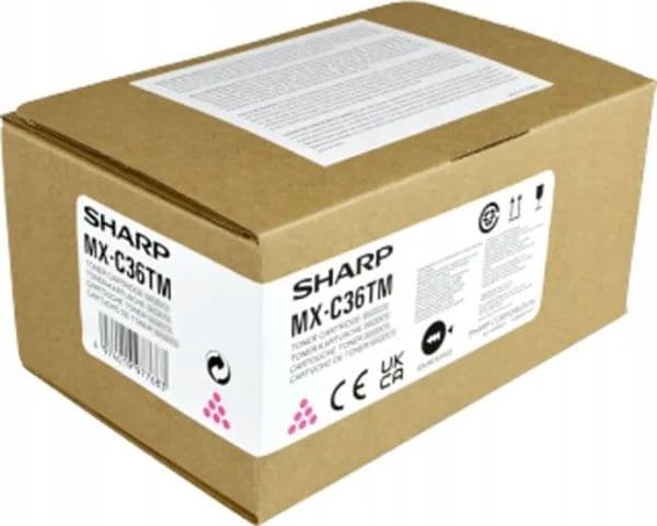 Sharp MXC36TM, 11700 Sider, Magenta, 1 stk
