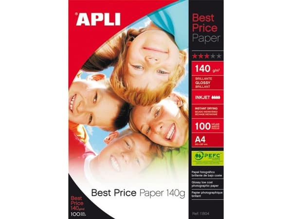Apli fotopapper för skrivare A4