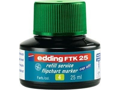 Edding Ink for påfylling av e-FTK 25 EDDING flipovertusser, grønn