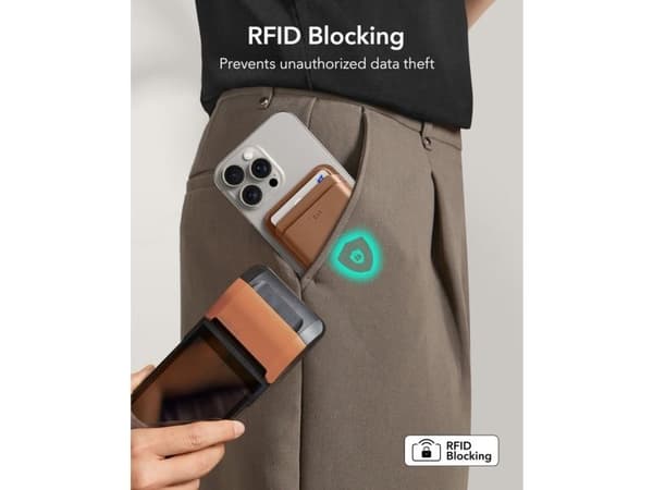 ESR HaloLock magnetic wallet (brown)
