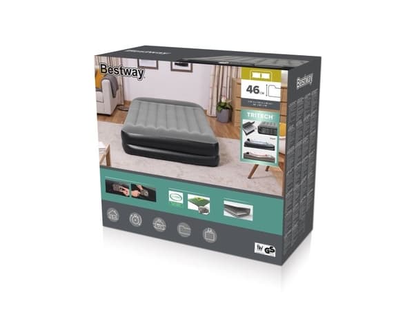 Tritech luftmadrass 2,03m x 1,52m x 46cm