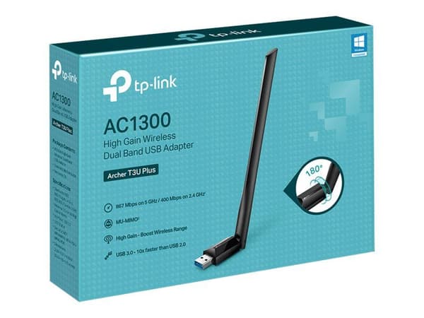 TP-Link Archer T3U Plus - Nettverksadapter - USB 3.0 - 802.11ac