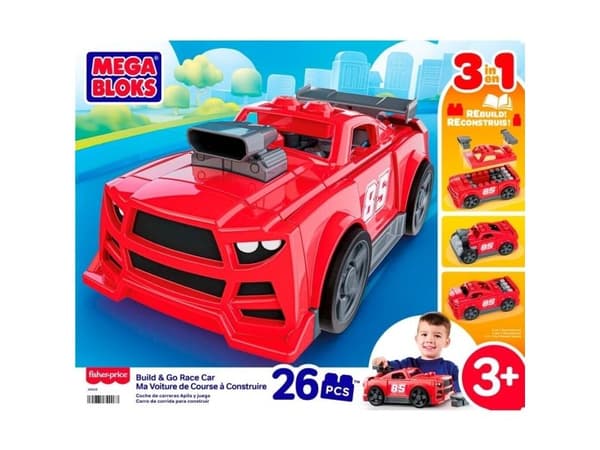 MEGA Bloks Build & Go Race Car