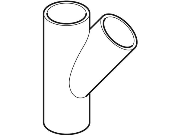 Geberit 366.120.16.1, 45°, 240 mm